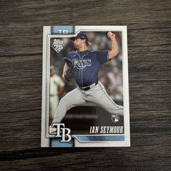2026 Topps Series 1 Ian Seymour Rookie #165 Tampa Bay Rays