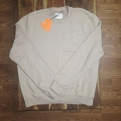 YoungLA Men's Sand Colored Crewneck Sweater