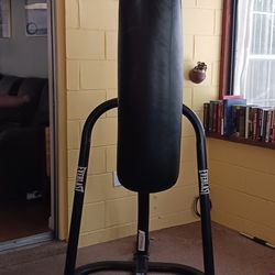 Steel Heavy Punching Bag Stand, punching bag and speed bag.