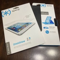 Speck iPad Mini  4 Case+Screen Shield Bundle