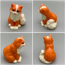 Fisher Price Loving Family Dollhouse Furniture Dolls Orange Pet Cat Kitten Kitty Animal