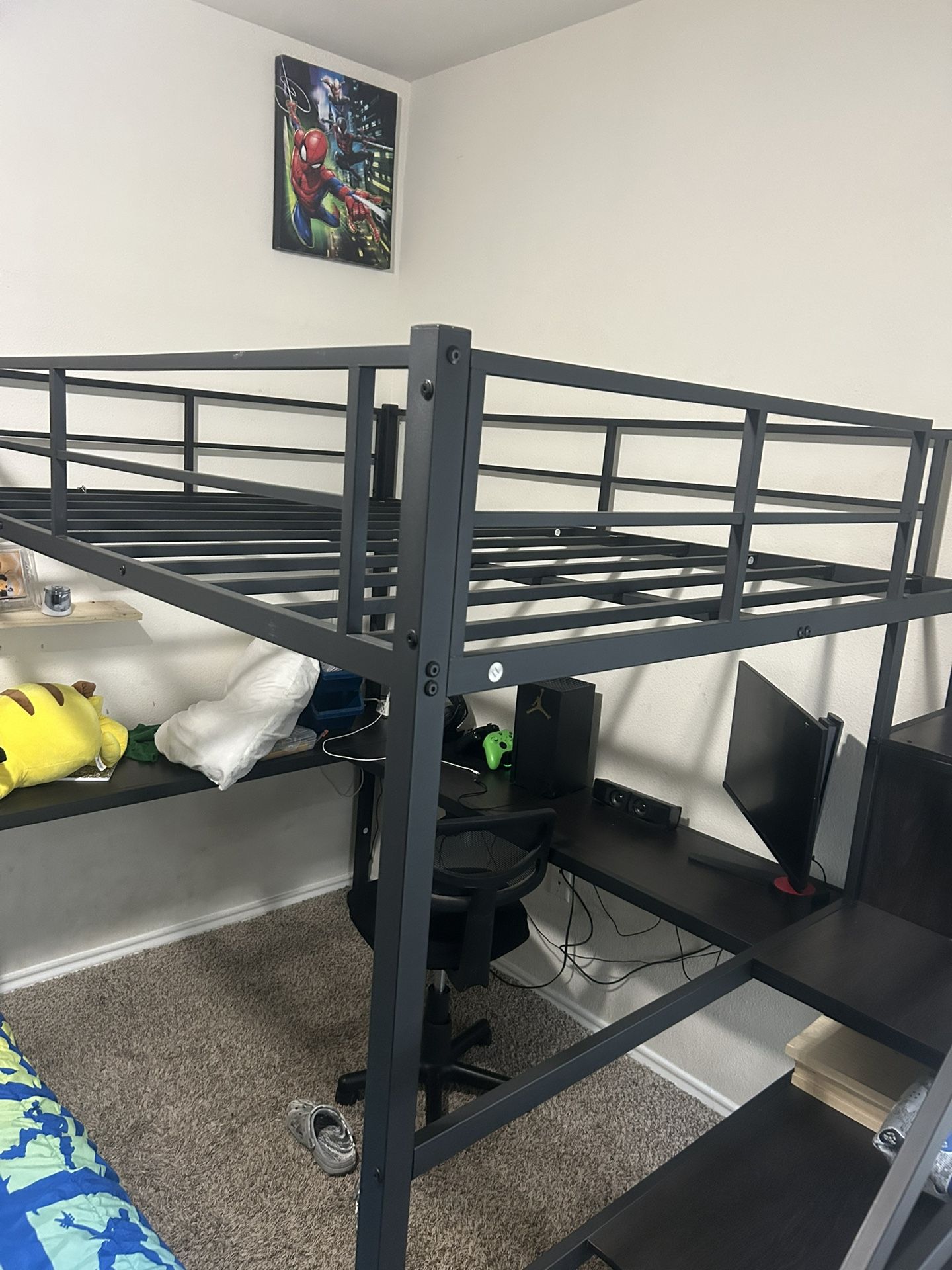 Desk Full Size Bed Frame