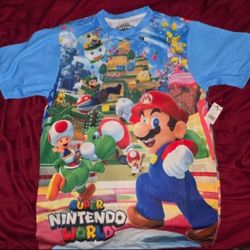 Super Mario World Universal Studios Shirt Small 