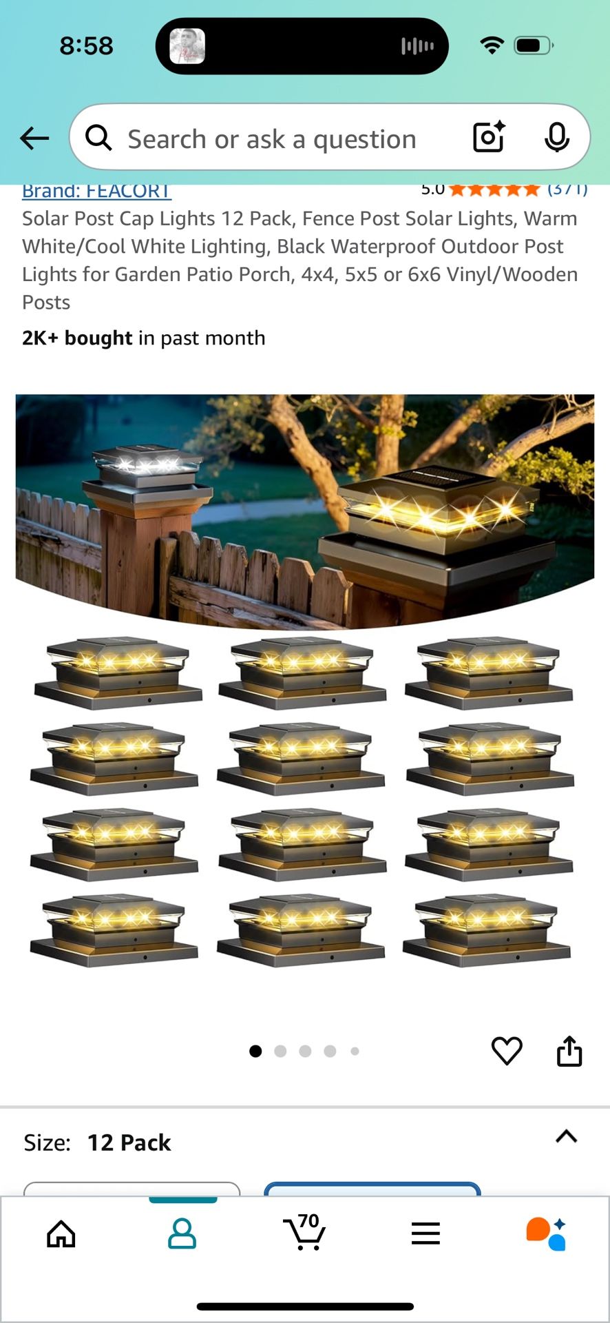 Solar Post Lights