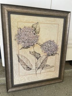 Custom Framed Flower Photo 