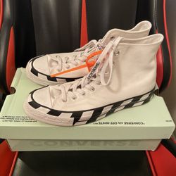 Size 9.5 Men-Converse Chuck 70 x Off-White White 2018