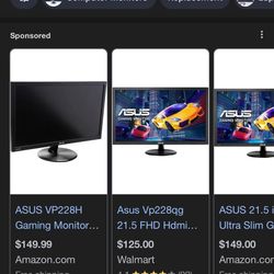 Asus computer Monitors 