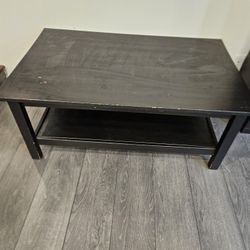 Large Dark Brown Coffee Table