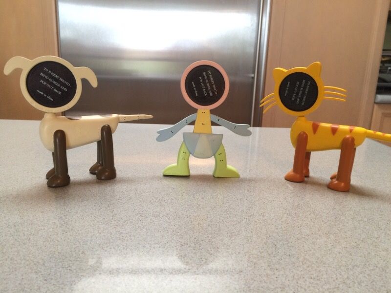 Set of 3 Flexo Bendable Picture Frames 1998 CBS Designs