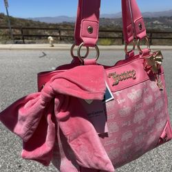 NWT Juicy Couture Pink Diamond Crown Daydreamer Tote