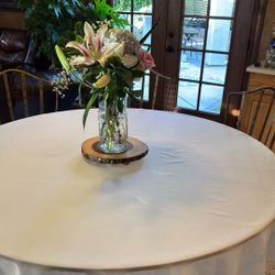 20 White Tablecloths Lot For Wedding Or Holiday Parties
