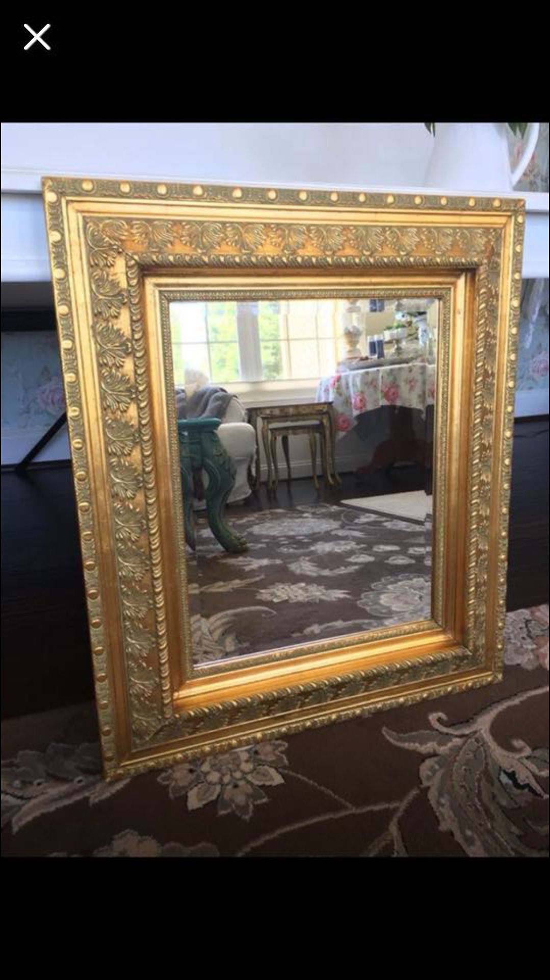 Beautiful golden hardwood frame