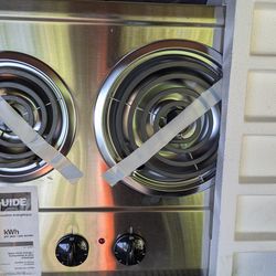Electric 2 pilot stove