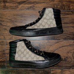 Gucci Canvas Hightop Shoes