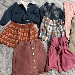 Girl Fall Clothes Size 5t Lot