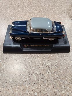 1949 Cadillac Series 62 Sedan Diecast - 1/32 Scale - Signature Models Blue/Grey