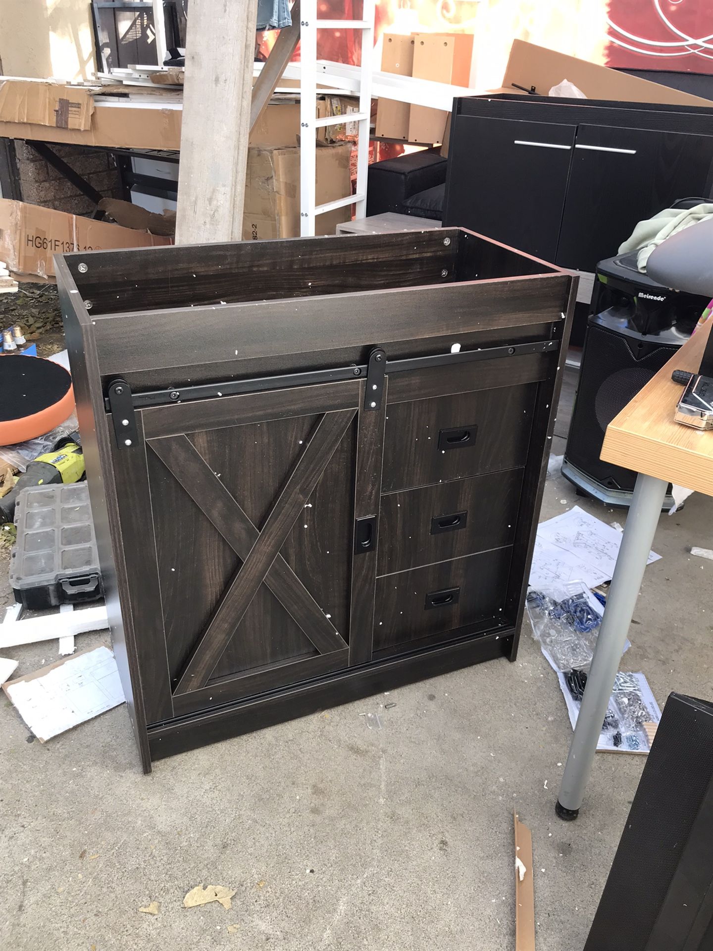 Brown FarmStyle Bathroom Vanity (No TOP)