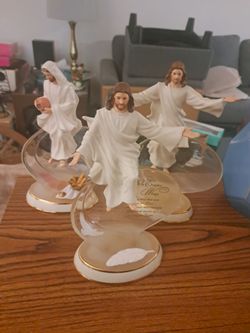 3 Jesus Figurines