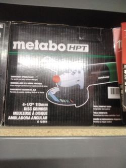 METABO 4 1/2" DISC GRINDER