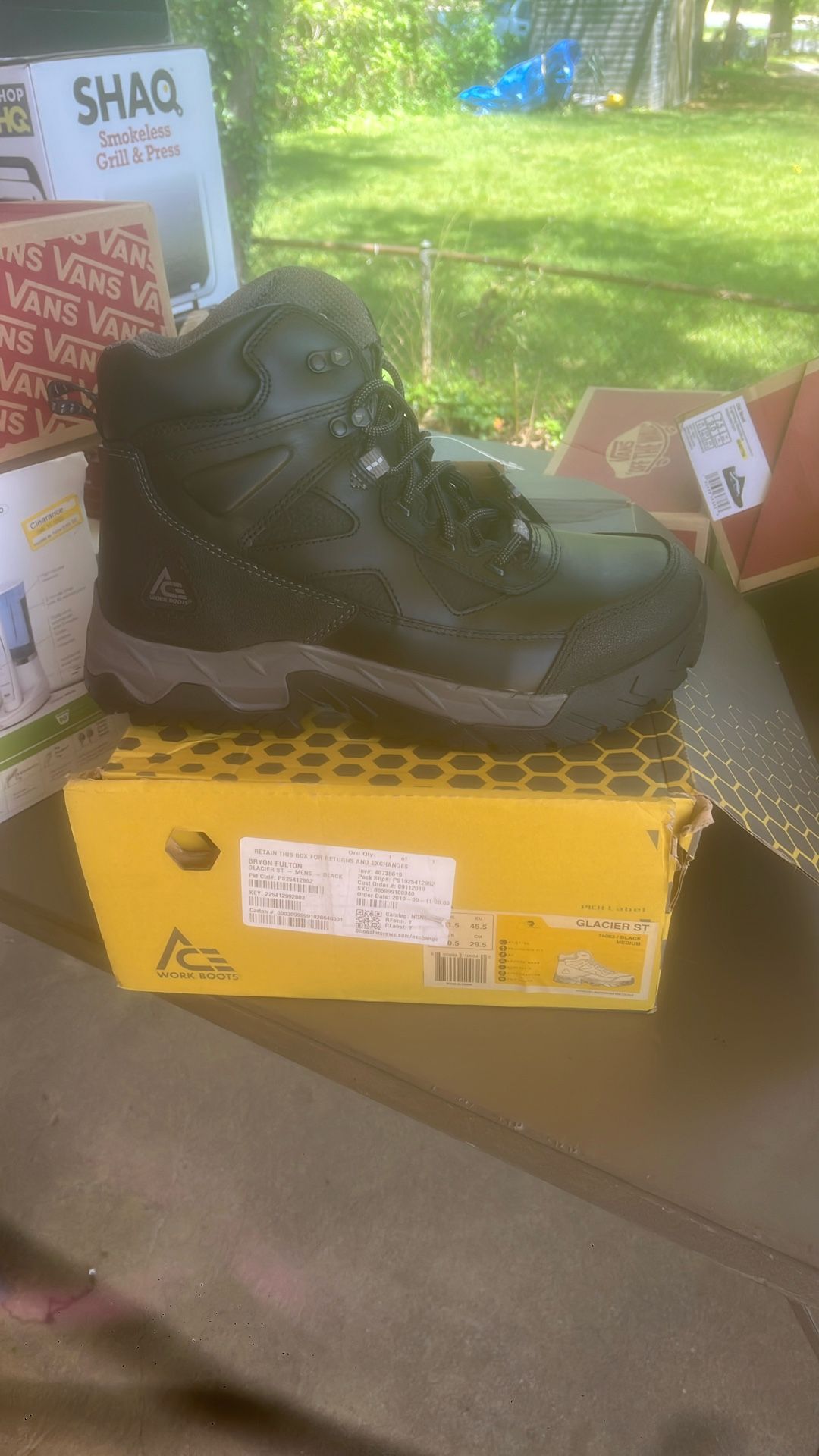 Work Boots Size 11.5