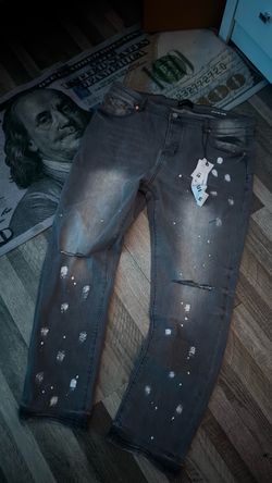 Purple jeans