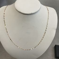 Necklace 10k Tri Color 
