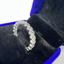 CZ Silver Eternity Ring