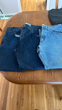 3 Pair Men’s Jeans Sz 38 In Great Condition