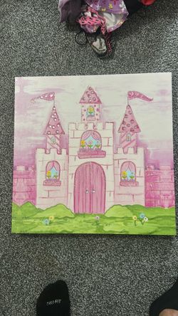 1 20”x20” castle picture