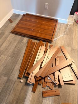Wood table pieces