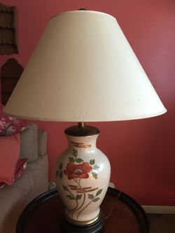 Two matching lamps. Must buy both. $35 for the pair.