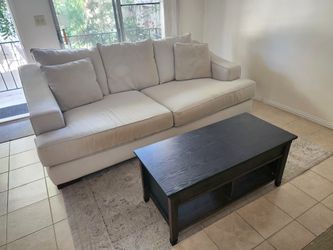 All 3 - sofa, rug, coffee table - $100 obo