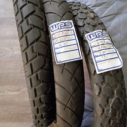 Three Front Tires For 2008 Kawasaki KLR 650 
