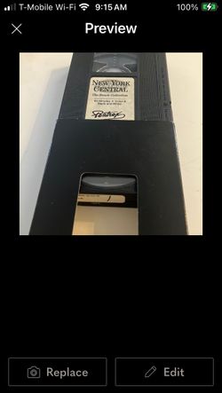 Pentax Black VHS Tape - New York Central Collection