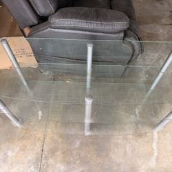 Glass TV stand 