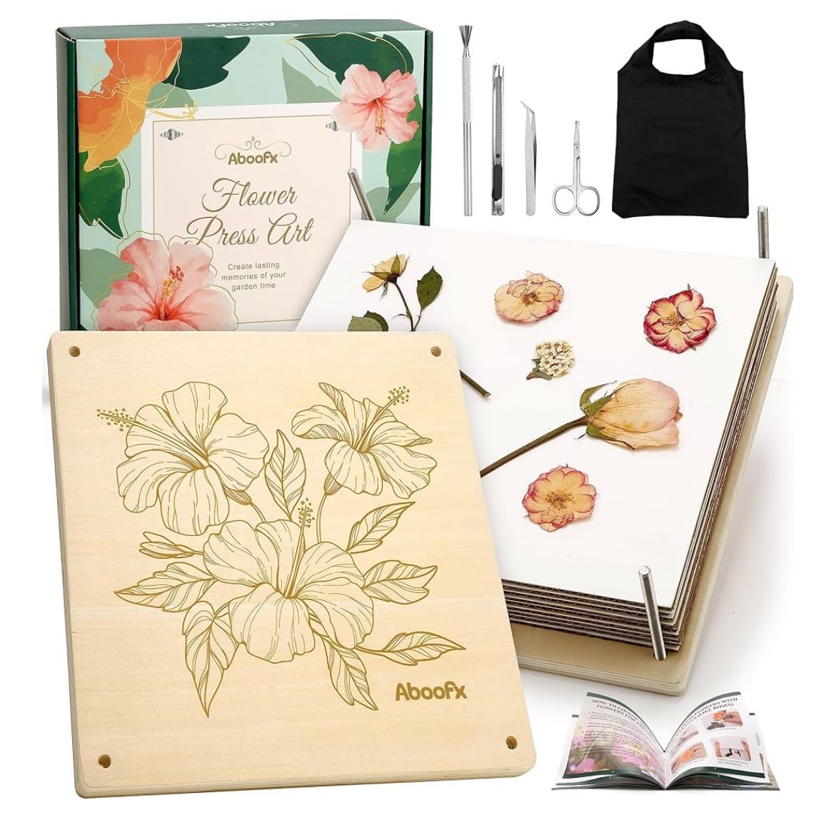 Flower Press Kit & Flower Drying Crystal