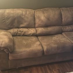 Couch, Ottoman And Loveseat