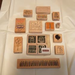New  and Gently used Rubber Stamps