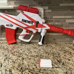 Nerf Fortnite B-AR Motorized Dart Blaster - Fortnite Converge Wrap, Motorized 