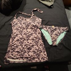 Womens Large One Shoulder Strap With Bottoms 