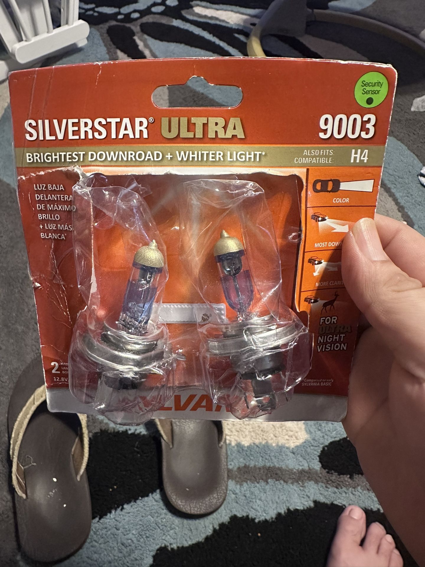 SilverStar Ultra Headlight and Fog Light Bulb 9003SU-2