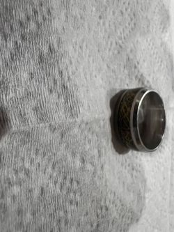 stainless steel or tungsten ring