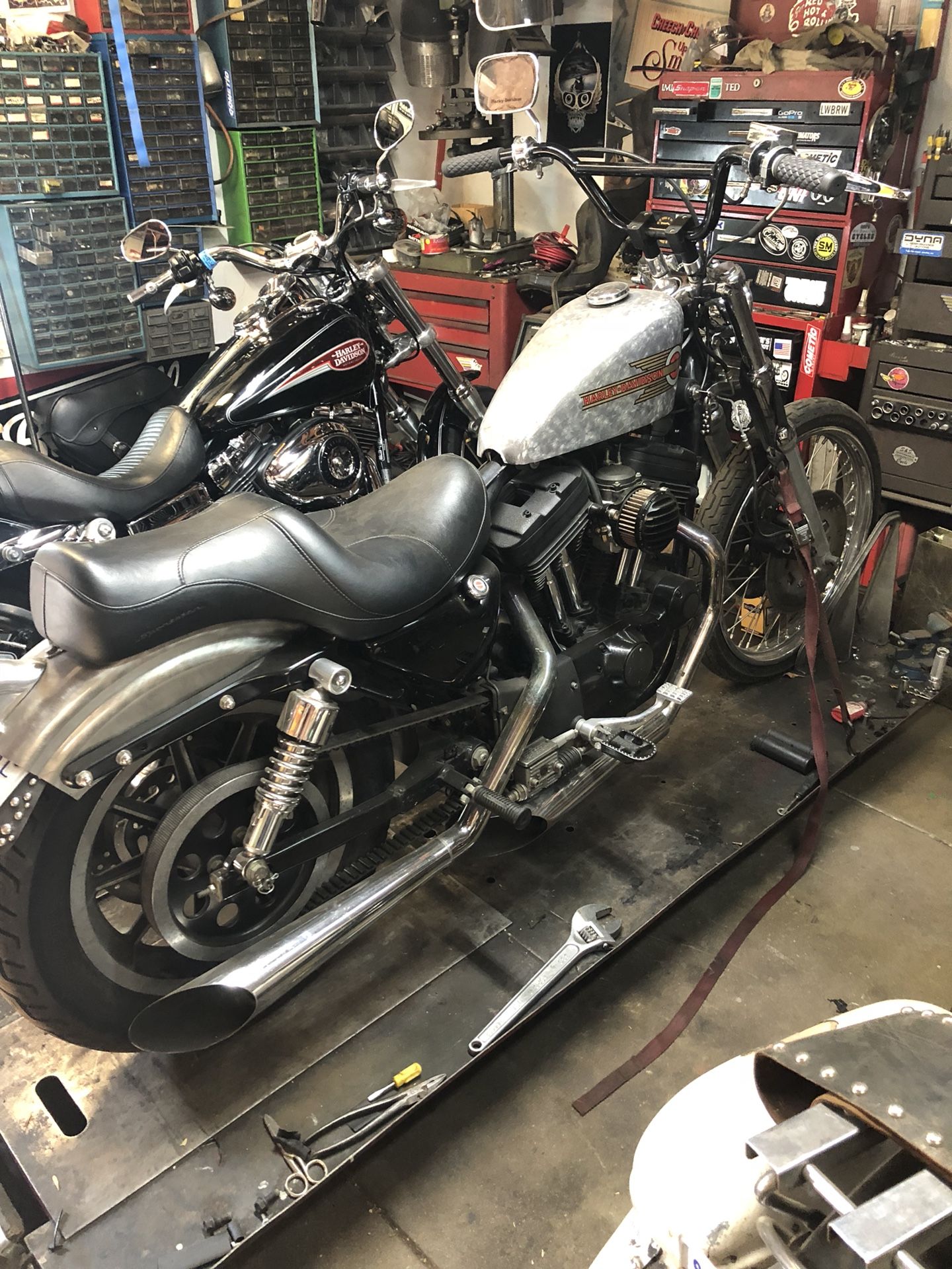 1994 Harley-Davidson Sportster 1200 tracker/brat style