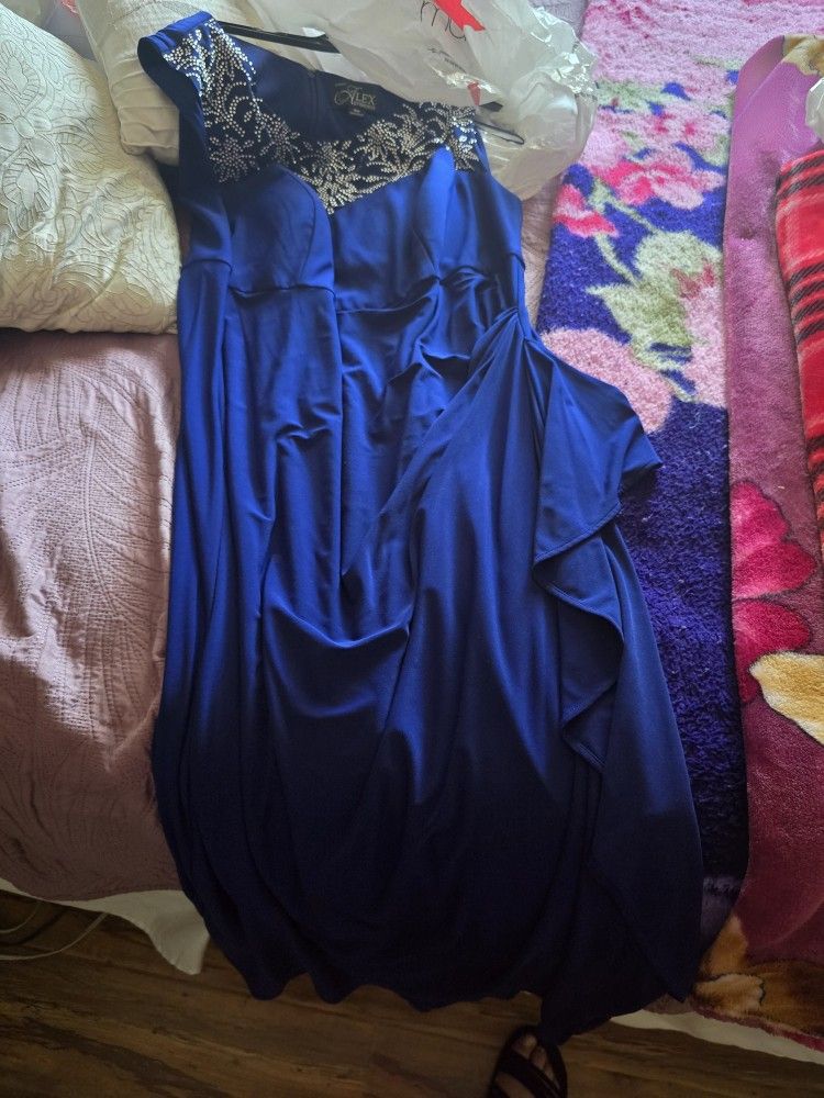 Blue Party Dress