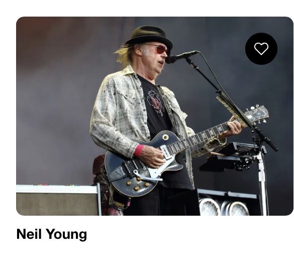 2 Tickets To Neil Young At Talking Stick 