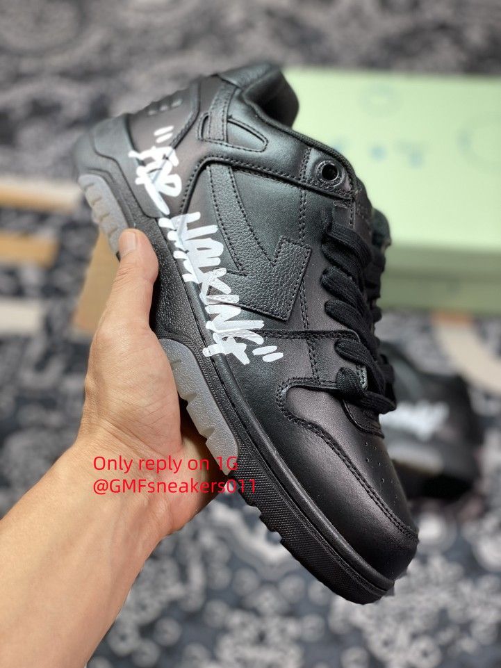 Off-Whiteâ„¢ co Virgil Abloh Out Of Office Low-top Leather SneakersOOO 8