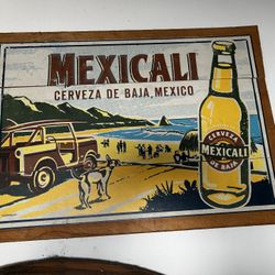 Beer Logo Frame- Man Cave/Bar Decor 