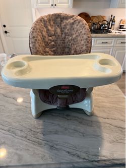 Fisher Price Space Saver High Chair   Sits on counter top   $20