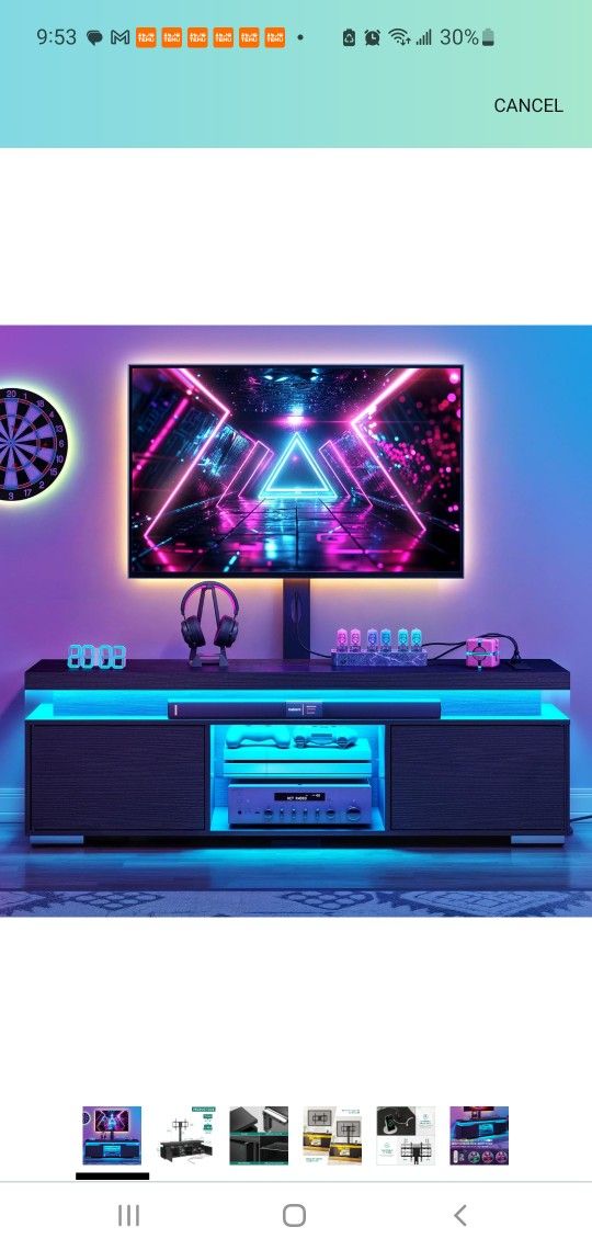 TV Stand with two matching end tables (All Brand New In Their Original Unopened Boxes)