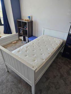 Free bed frame and mattress
